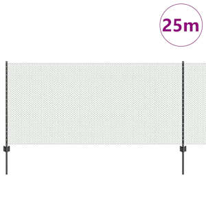 Plot s sloupkem Šedá 1 x 25 m Ocel - obrázek 3