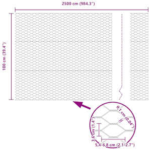 Plot s sloupkem Šedá 1 x 25 m Ocel - obrázek 13