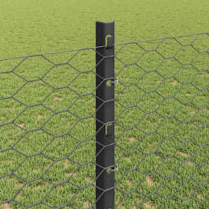 Plot s sloupkem Šedá 1,2 x 25 m Ocel - obrázek 4