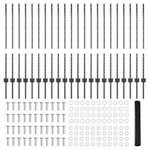 Plot s sloupkem Šedá 1 x 50 m Ocel a PVC - obrázek 6