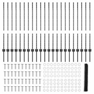Plot s sloupkem Šedá 1 x 50 m Ocel a PVC - obrázek 6