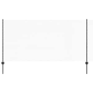 Plot s sloupkem Šedá 1,2 x 50 m Ocel a PVC - obrázek 2