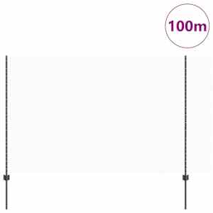 Venkovní hexagonální plot s příspěvkem 100 x 1,6 m Šedá - obrázek 3