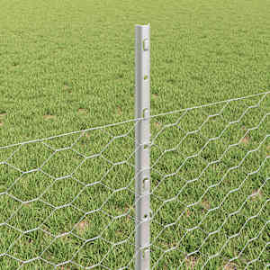Plot s sloupkem Stříbrná 0,5 x 10 m Ocel - obrázek 4