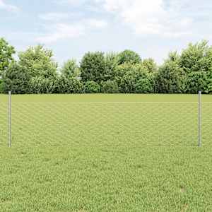 Plot s sloupkem Stříbrná 0,5 x 10 m Ocel - obrázek 1