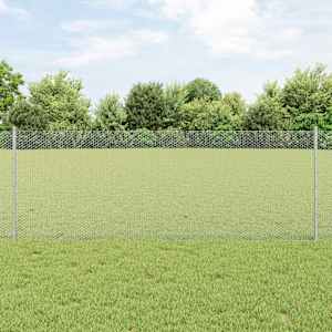 Venkovní hexagonální plot s příspěvkem 25 x 0,8 m Stříbrná - obrázek 1