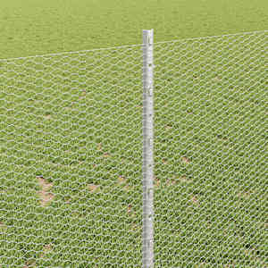 Plot s sloupkem Stříbrná 1 x 25 m Ocel - obrázek 4