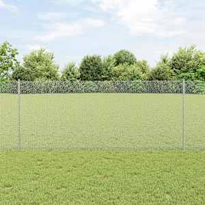 Plot s sloupkem Stříbrná 1 x 25 m Ocel - obrázek 1
