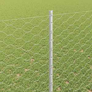 Plot s sloupkem Stříbrná 1,5 x 25 m Ocel - obrázek 4
