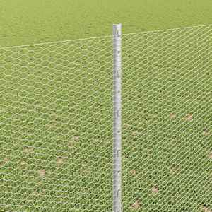 Venkovní hexagonální plot s příspěvkem 25 x 1,6 m Stříbrná - obrázek 4