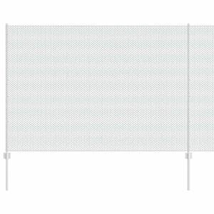vidaXL Kuusnurkne aed koos posti 25 x 1,6 m Tsingitud teras H&otilde;bedane