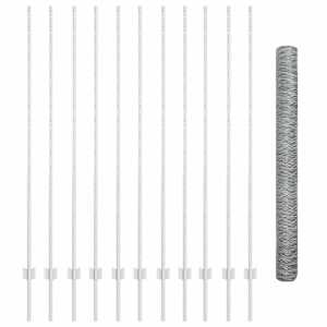 Plot s sloupkem Stříbrná 1,6 x 25 m Ocel - obrázek 4