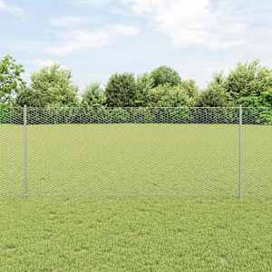 Venkovní hexagonální plot s příspěvkem 50 x 1 m Stříbrná - obrázek 1