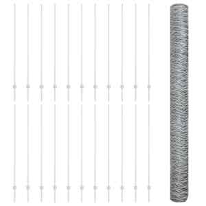 Plot s sloupkem Stříbrná 1,6 x 50 m Ocel - obrázek 5