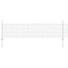 vidaXL Kuusnurkne aed koos posti 100 x 0,5 m Tsingitud teras H&otilde;bedane