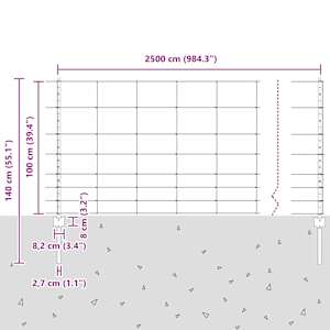 Plot s sloupkem Stříbrná 1 x 25 m Ocel - obrázek 12
