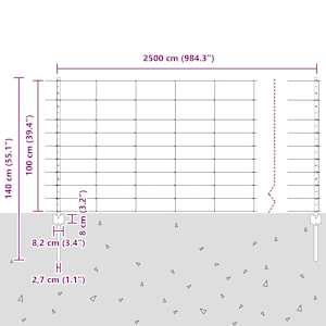 Plot s sloupkem Stříbrná 1 x 25 m Ocel - obrázek 12