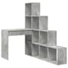 vidaXL Nurgalaud Betoonhall 101,5 x 149,5 x 149,5 cm Tehispuit