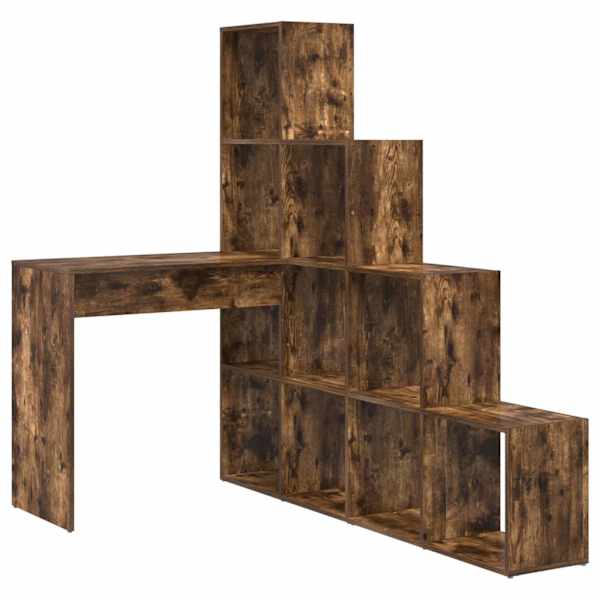 vidaXL Nurgalaud Suitsetatud tamm 101,5 x 149,5 x 149,5 cm Tehispuit