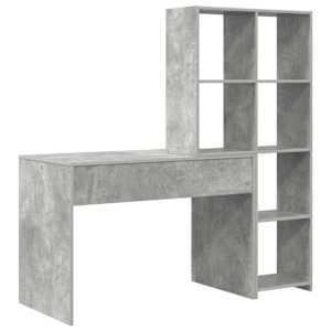 Stůl Betonově šedá 138,5 x 55 x 143 cm kompozitní dřevo - obrázek 7
