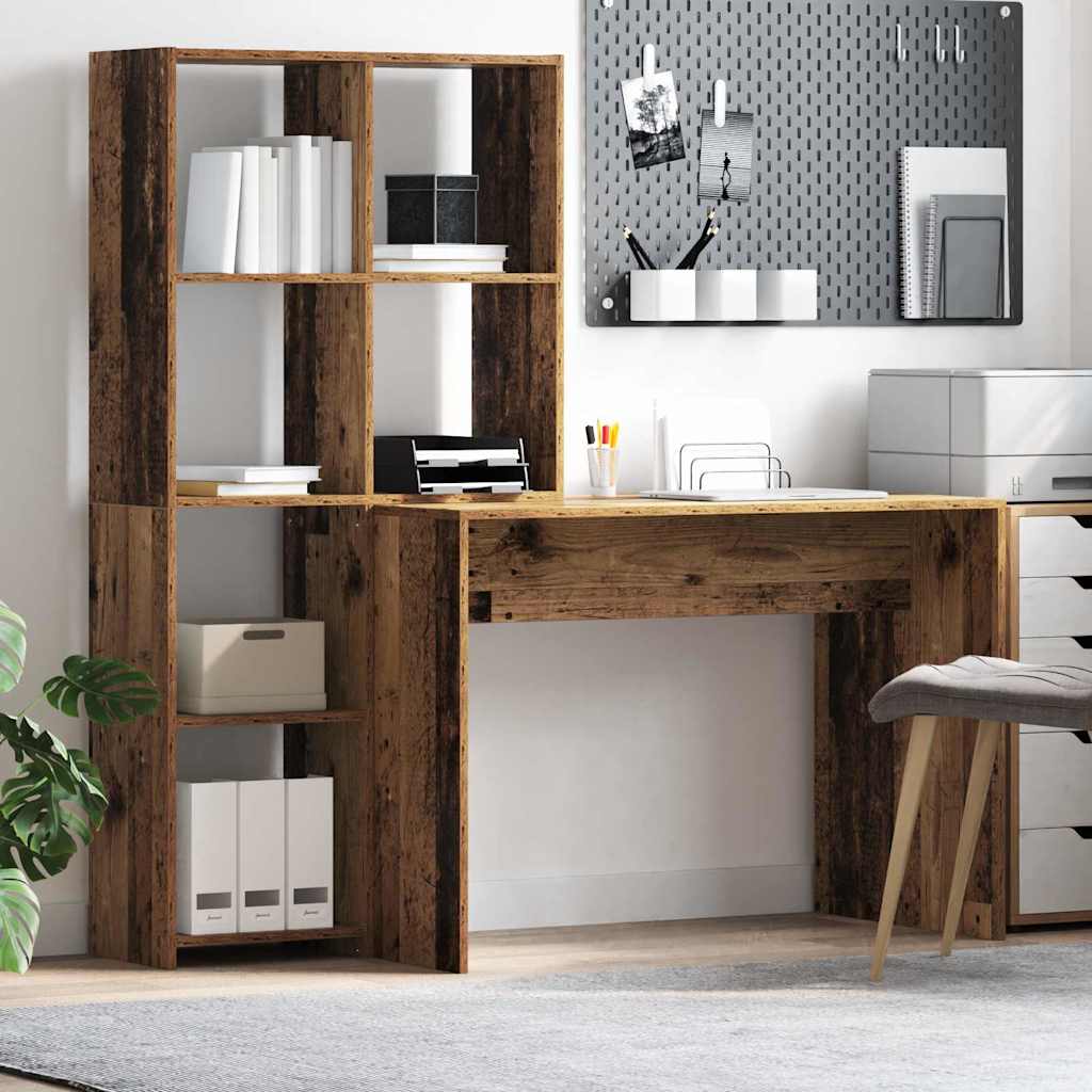 Bureau Vieux bois 138.5 x 55 x 143 cm Bois d'ingénierie