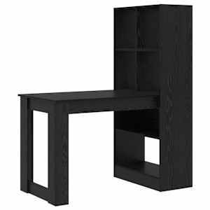 vidaXL Laud Must tamm Tehispuit 122 x 67 x 145 cm