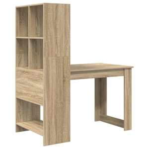 Stůl s policí Sonoma dub 122 x 67 x 145 cm kompozitní dřevo - obrázek 7