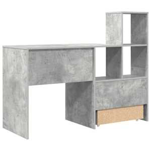 Stůl Betonově šedá 131,5 x 50 x 106,5 cm kompozitní dřevo - obrázek 9