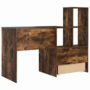 Stůl Kouřový dub 131,5 x 50 x 106,5 cm kompozitní dřevo - obrázek 9