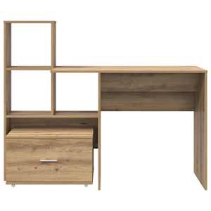 Stůl Artisanový dub 131,5 x 50 x 106,5 cm kompozitní dřevo - obrázek 8