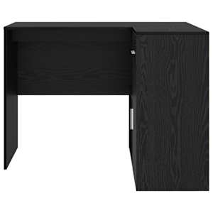 Rohový psací stůl se zásuvkou Černý dub 102 x 88 x 75 cm - obrázek 8
