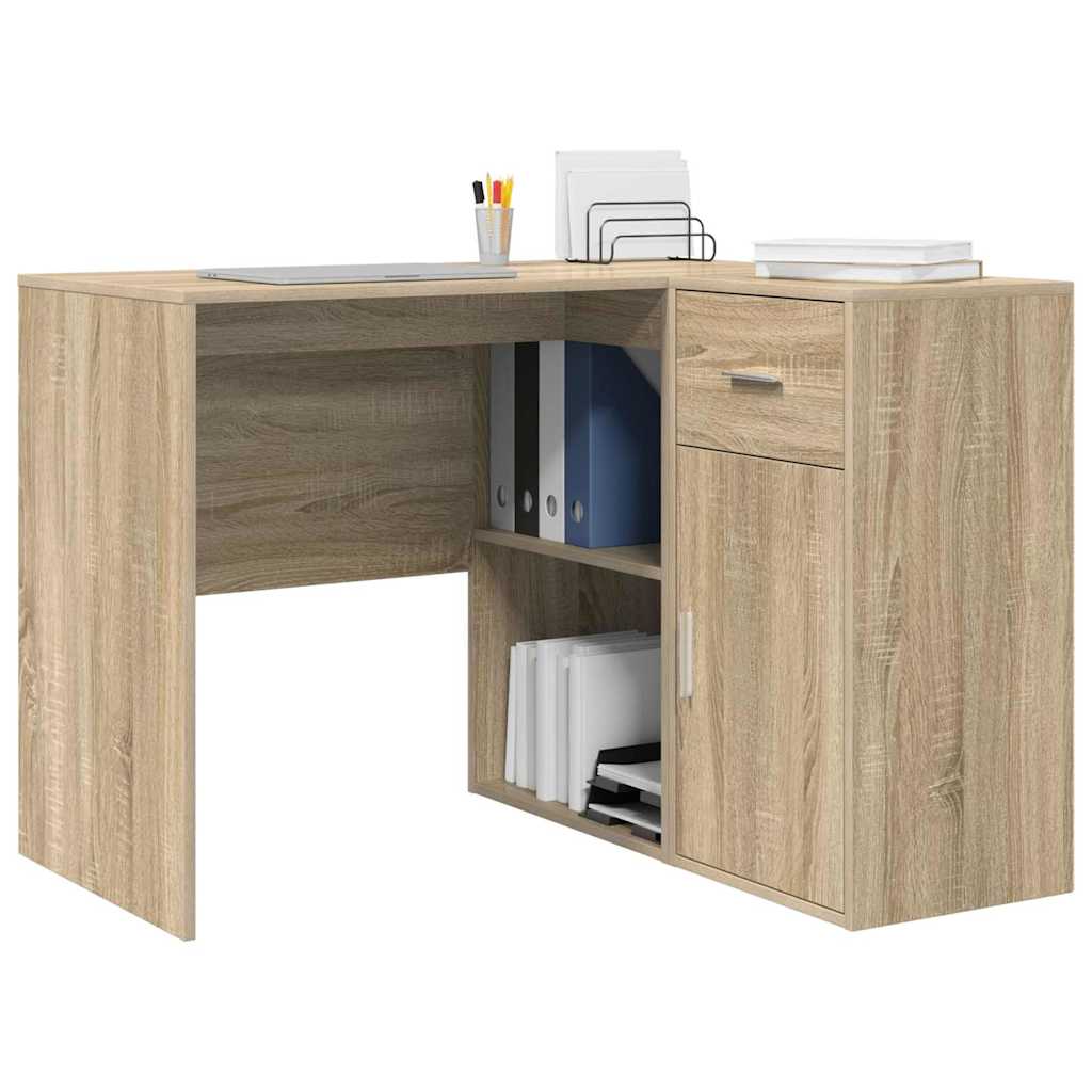 vidaXL Hoekbureau Sonoma Eiken 102x88x75 cm Geengineerd Hout