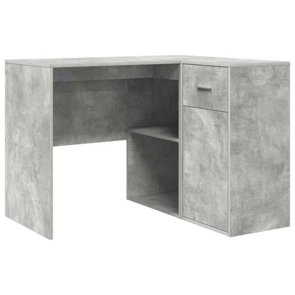 vidaXL Nurgalaud sahtliga riiuliga uksega Betoonhall 102 x 88 x 75 cm