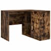 vidaXL Nurgalaud sahtliga riiuliga Suitsetatud tamm 102 x 88 x 75 cm