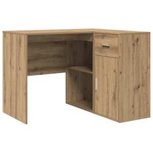 Rohový psací stůl se zásuvkou Artisanový dub 102 x 88 x 75 cm - obrázek 2