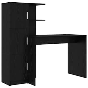 vidaXL Laud Must tamm 133.5 x 50 x 124 cm 2 tk