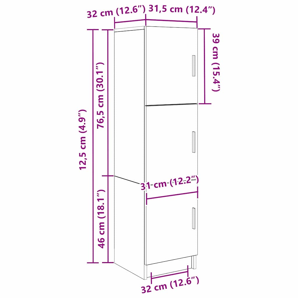 Miza 2 pcs Betonsko siva