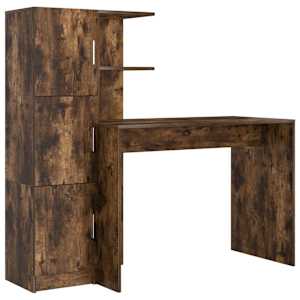 vidaXL Laud Suitsetatud tamm 133.5 x 50 x 124 cm 2 tk