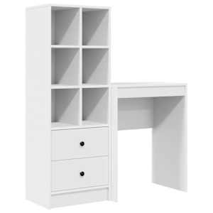 vidaXL Laud Valge 105,5 x 34 x 127 cm 2 tk