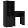 vidaXL Laud Must tamm 105,5 x 34 x 127 cm 2 tk