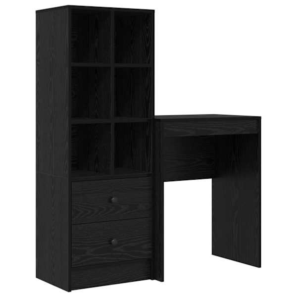 vidaXL Laud Must tamm 105,5 x 34 x 127 cm 2 tk