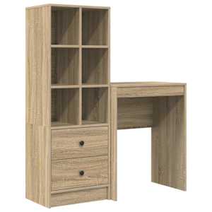 vidaXL Laud Sonoma tamm 105,5 x 34 x 127 cm 2 tk