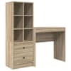 vidaXL Laud Sonoma tamm 125,5 x 40 x 127 cm 2 tk