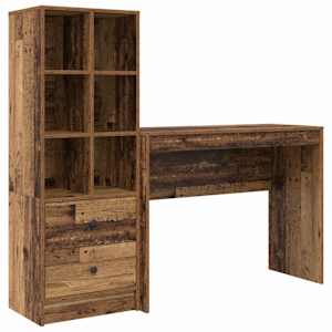 vidaXL Laud Vana puit 145,5 x 40 x 127 cm 2 tk