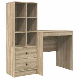 vidaXL Laud Sonoma tamm 115,5 x 50 x 127 cm 2 tk