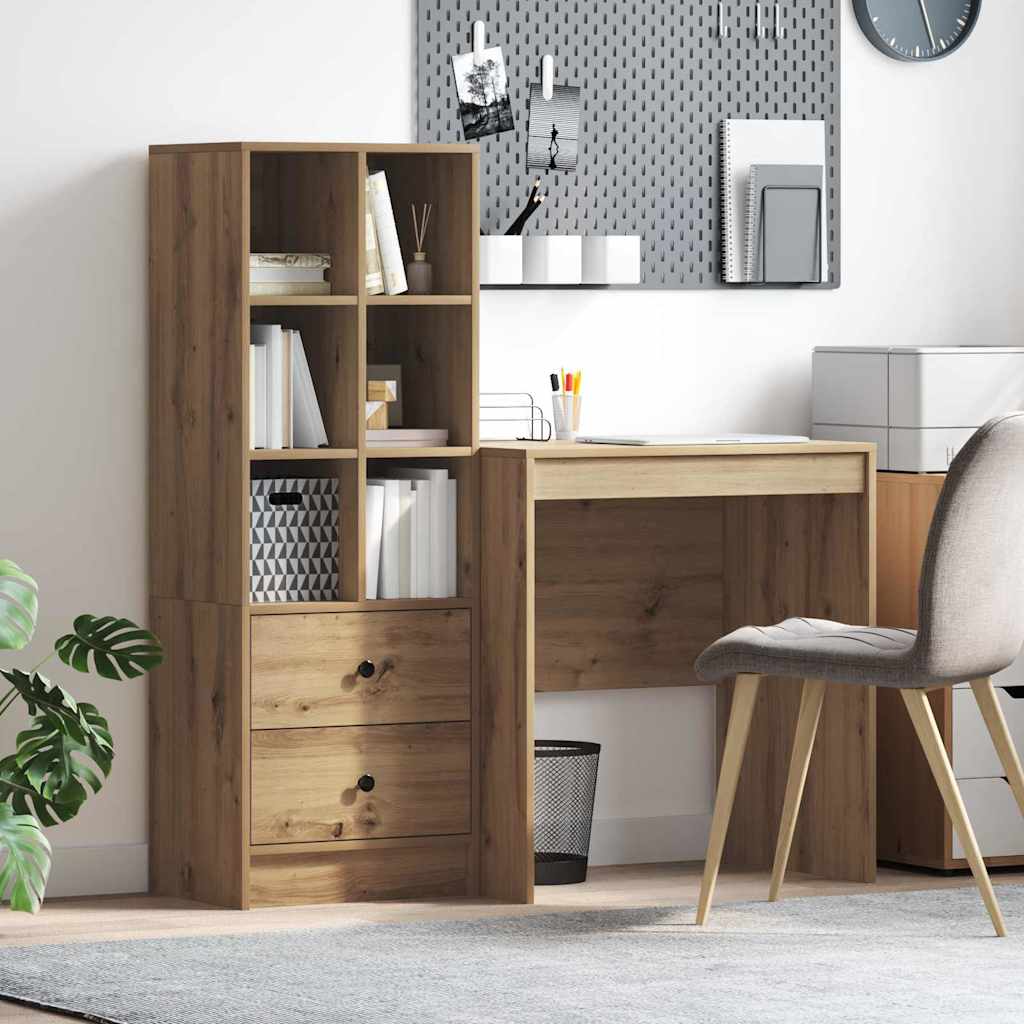töölaud ladustamiseks Artisan tamme Tehispuit