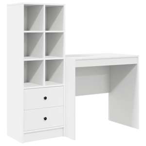 vidaXL Laud Valge 125,5 x 50 x 127 cm 2 tk