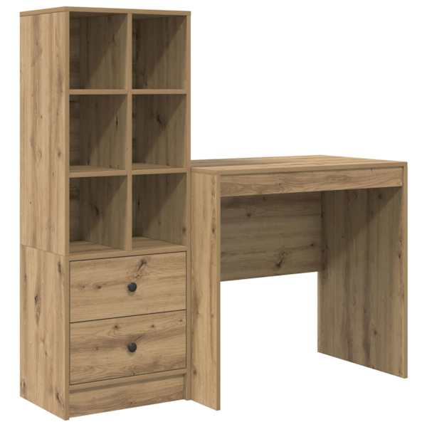 vidaXL Laud K&auml;sit&ouml;&ouml;puu 125,5 x 50 x 127 cm 2 tk