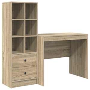 vidaXL Laud Sonoma tamm 135,5 x 50 x 127 cm 2 tk
