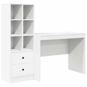 vidaXL Laud Valge 145.5 x 50 x 127 cm 2 tk